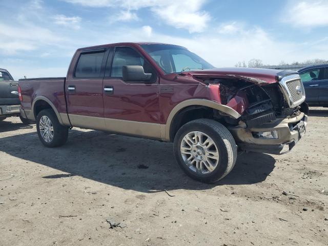 1FTPW145X4KD51954 - 2004 FORD F150 SUPERCREW BURGUNDY photo 4