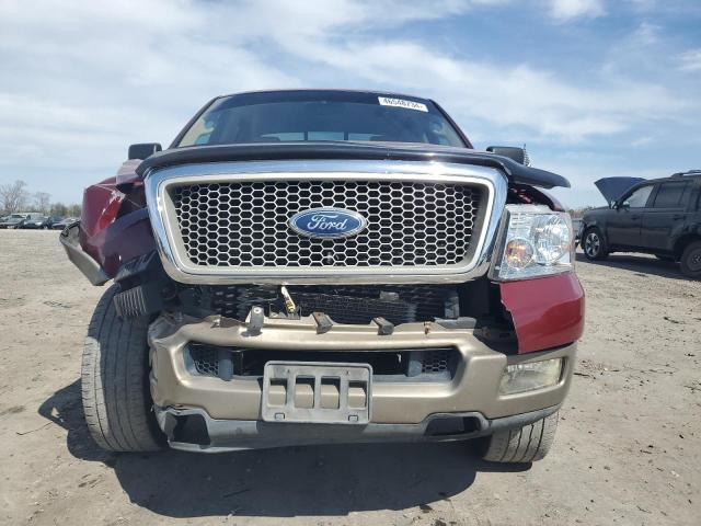 1FTPW145X4KD51954 - 2004 FORD F150 SUPERCREW BURGUNDY photo 5