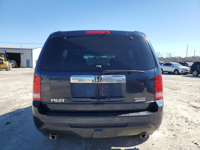 5FNYF4H99CB057007 - 2012 HONDA PILOT TOURING BLUE photo 6