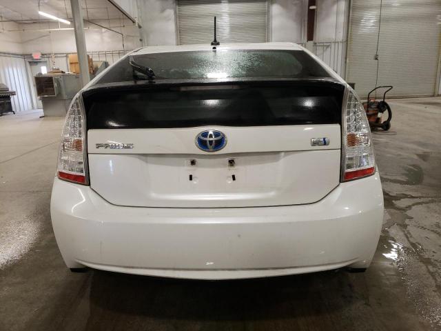 JTDKN3DU3B0289564 - 2011 TOYOTA PRIUS WHITE photo 6