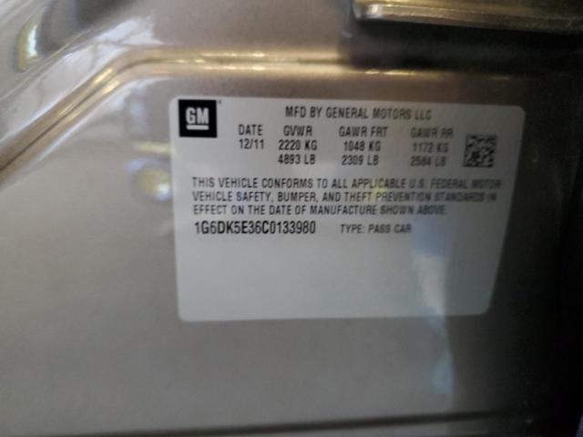 1G6DK5E36C0133980 - 2012 CADILLAC CTS PERFORMANCE COLLECTION Kahverengi fotoğraf 12