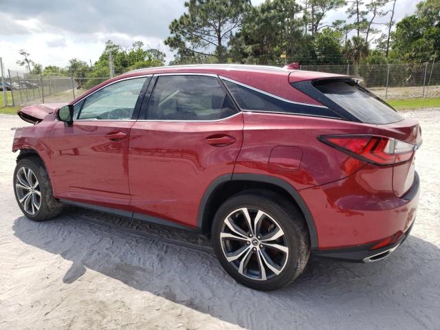 2T2HZMAAXMC192249 - 2021 LEXUS RX 350 MAROON photo 2