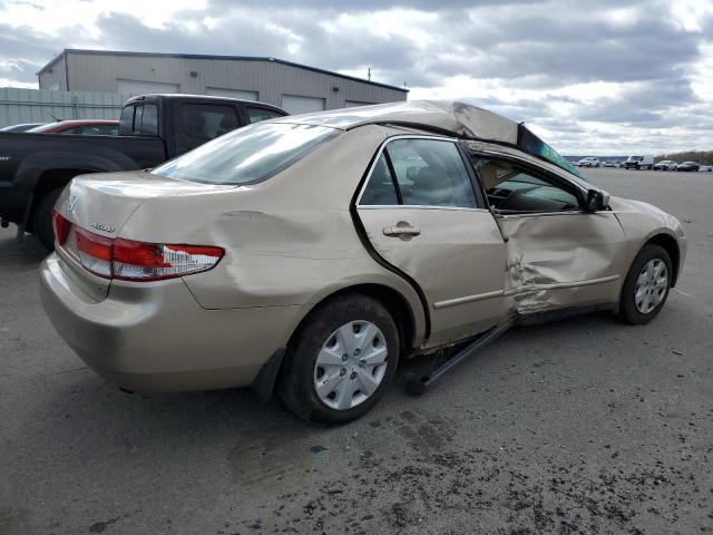 1HGCM56464A154156 - 2004 HONDA ACCORD LX GOLD photo 3