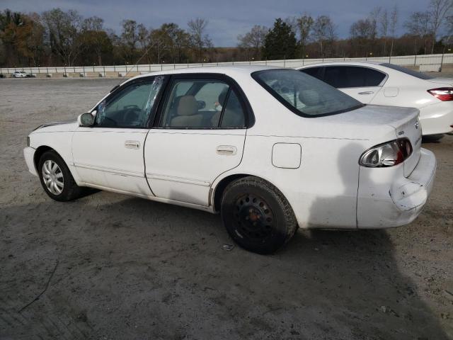 1NXBR12E21Z487172 - 2001 TOYOTA COROLLA CE WHITE photo 2