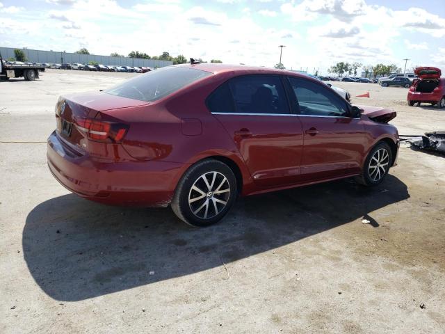 3VWDB7AJ7HM377717 - 2017 VOLKSWAGEN JETTA SE RED photo 3