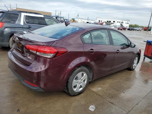 3KPFK4A77HE145885 - 2017 KIA FORTE LX PURPLE photo 3