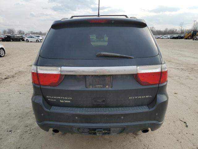 1C4SDJET3DC629262 - 2013 DODGE DURANGO CITADEL BLACK photo 6