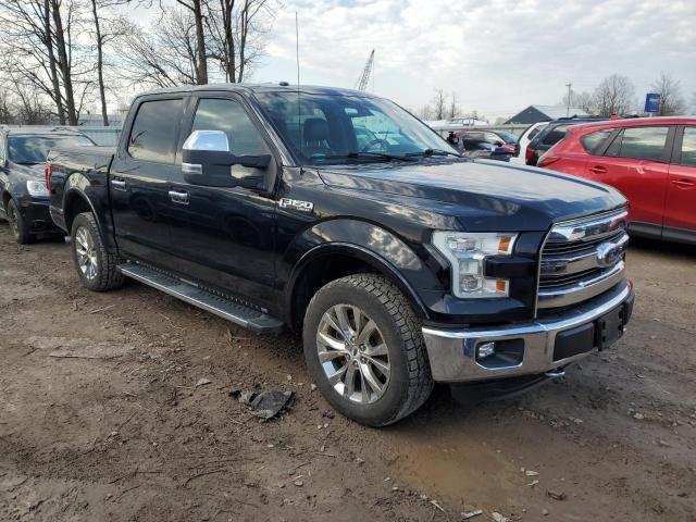 1FTEW1EF8GFA27641 - 2016 FORD F150 SUPERCREW BLACK photo 4