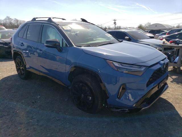 2T3E6RFV4RW053787 - 2024 TOYOTA RAV4 XSE BLUE photo 4