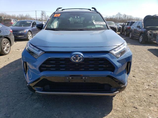 2T3E6RFV4RW053787 - 2024 TOYOTA RAV4 XSE BLUE photo 5