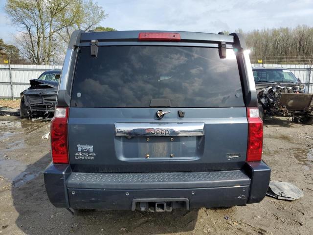 1J8HG58P27C573349 - 2007 JEEP COMMANDER LIMITED BLUE photo 6