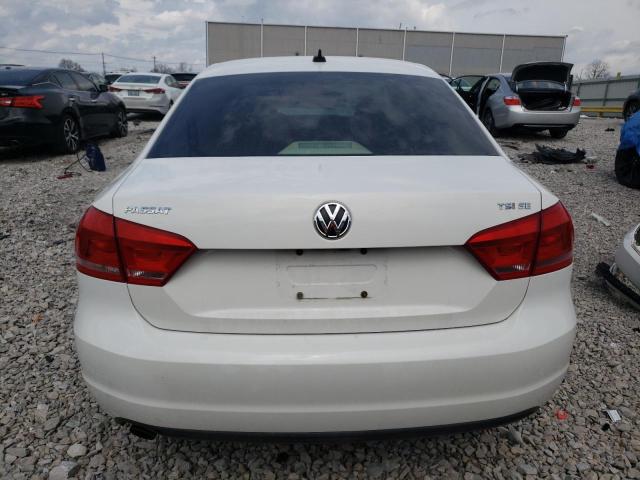 1VWBS7A39EC117082 - 2014 VOLKSWAGEN PASSAT SE WHITE photo 6