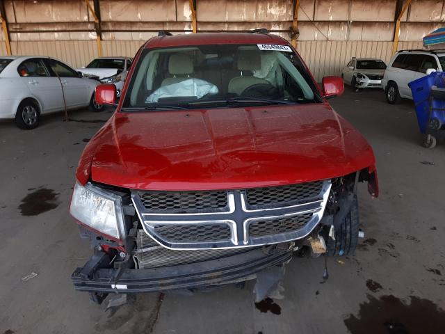 3C4PDCBB1JT275240 - 2018 DODGE JOURNEY SXT RED photo 5