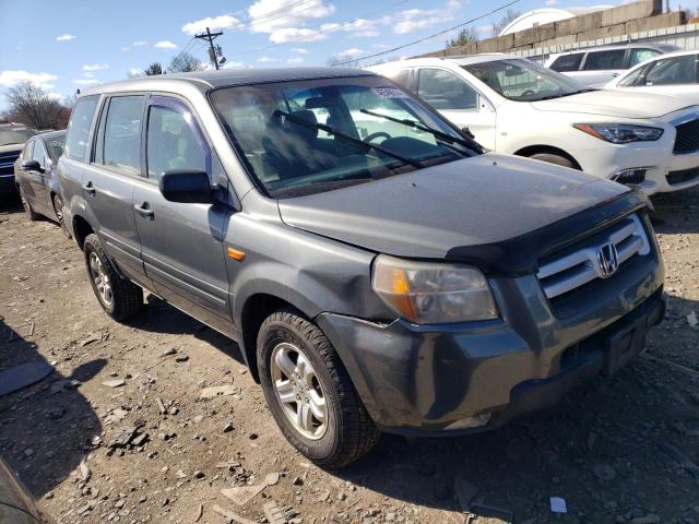 5FNYF18117B016143 - 2007 HONDA PILOT LX GRAY photo 4