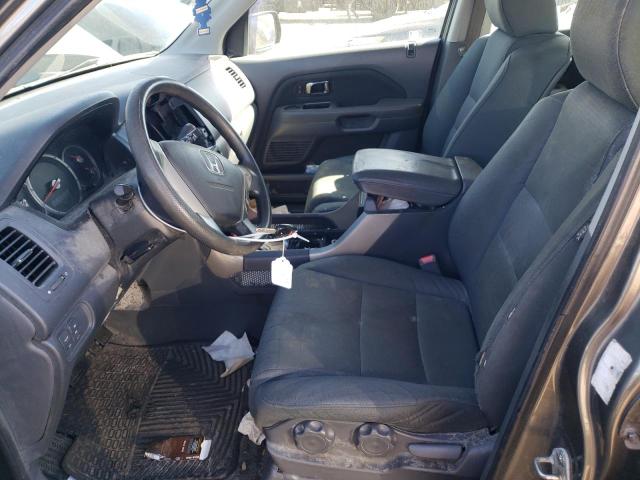 5FNYF18117B016143 - 2007 HONDA PILOT LX GRAY photo 7