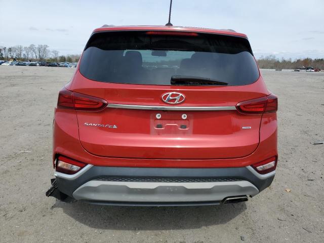 5NMS2CAD2KH017939 - 2019 HYUNDAI SANTA FE SE RED photo 6