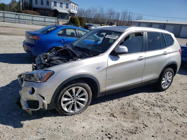 5UXWX9C32H0W73821 - 2017 BMW X3 XDRIVE28I SILVER photo 1