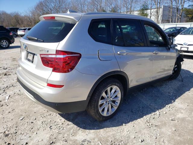 5UXWX9C32H0W73821 - 2017 BMW X3 XDRIVE28I SILVER photo 3