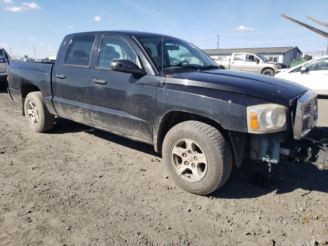 1D7HW48P67S227465 - 2007 DODGE DAKOTA QUAD SLT BLACK photo 4