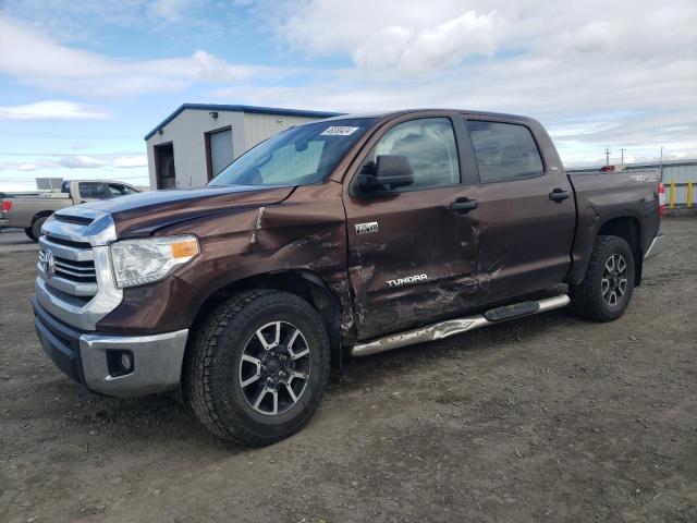 5TFDY5F15HX655099 - 2017 TOYOTA TUNDRA CREWMAX SR5 BROWN photo 1