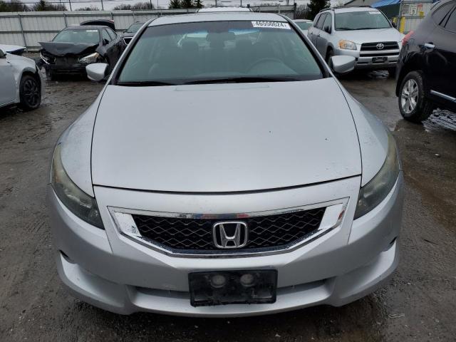 1HGCS12819A012652 - 2009 HONDA ACCORD EXL SILVER photo 5