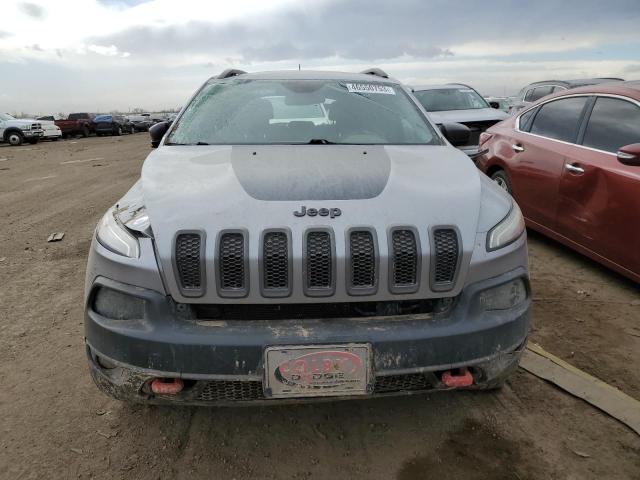1C4PJMBS7FW786998 - 2015 JEEP CHEROKEE TRAILHAWK GRAY photo 5