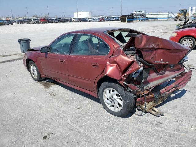 1G2NE52F23C289430 - 2003 PONTIAC GRAND AM SE MAROON photo 2