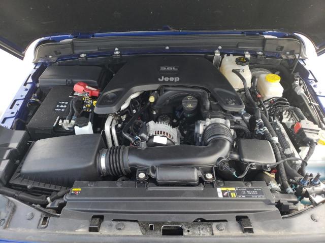 1C4HJXDGXLW283010 - 2020 JEEP WRANGLER U SPORT ლურჯი ფოტო 11