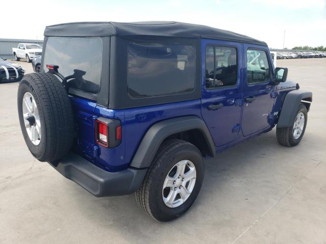 1C4HJXDGXLW283010 - 2020 JEEP WRANGLER U SPORT ლურჯი ფოტო 3