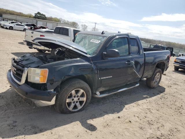 1GTEC19028Z143349 - 2008 GMC SIERRA C1500 BLACK photo 1