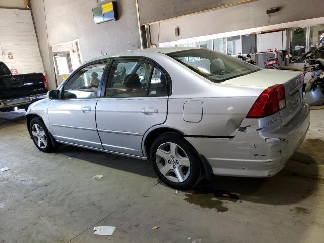 2HGES26855H550890 - 2005 HONDA CIVIC EX SILVER photo 2