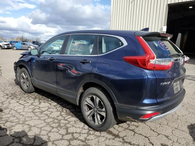 2HKRW6H36JH215796 - 2018 HONDA CR-V LX BLUE photo 2