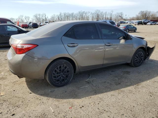 5YFBURHE8HP637057 - 2017 TOYOTA COROLLA L GRAY photo 3