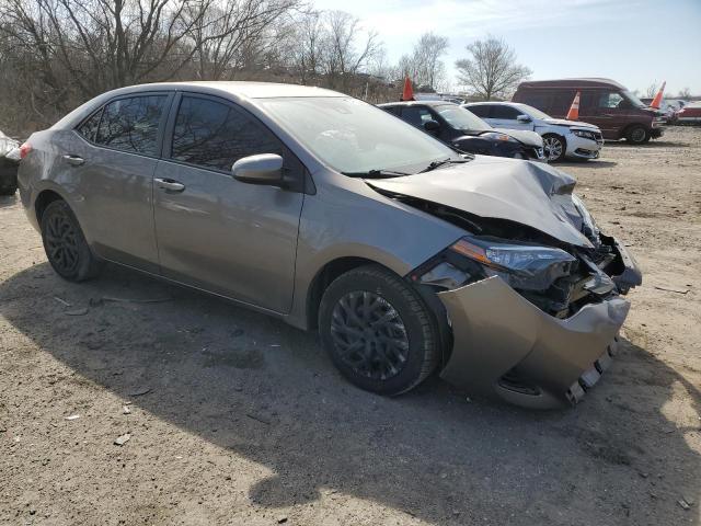 5YFBURHE8HP637057 - 2017 TOYOTA COROLLA L GRAY photo 4