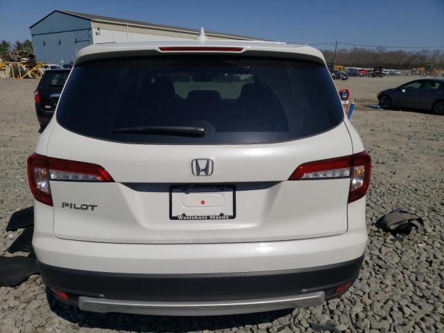 5FNYF5H37MB031069 - 2021 HONDA PILOT EX WHITE photo 6