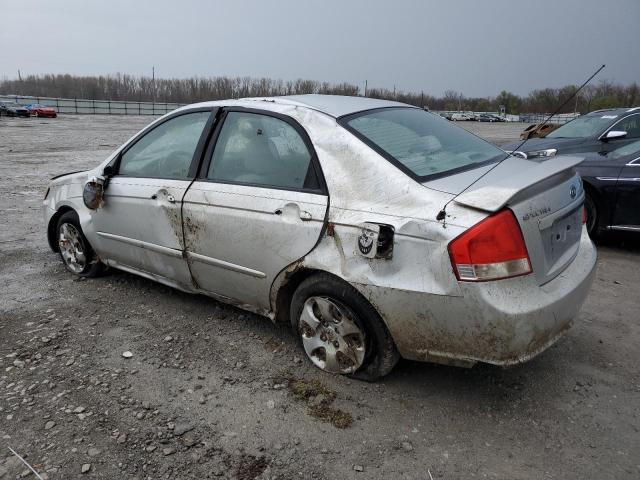 KNAFE221195608054 - 2009 KIA SPECTRA EX SILVER photo 2