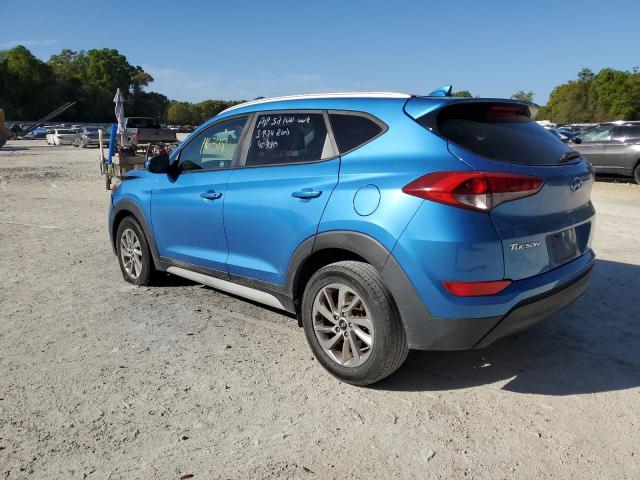 KM8J33A44JU619348 - 2018 HYUNDAI TUCSON SEL BLUE photo 2