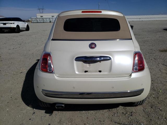 3C3CFFER3CT100790 - 2012 FIAT 500 LOUNGE CREAM photo 6