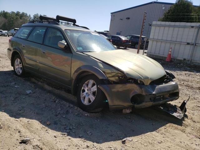 4S4BP62C757393715 - 2005 SUBARU LEGACY OUTBACK 2.5I LIMITED GREEN photo 4