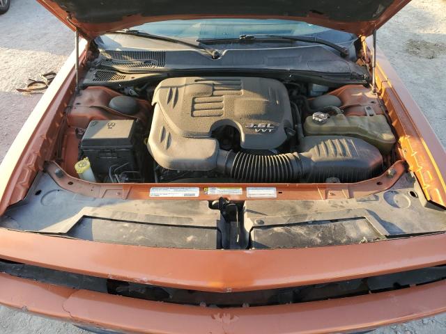 2B3CJ4DG7BH510788 - 2011 DODGE CHALLENGER ORANGE photo 11