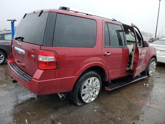 1FMJU2A56DEF44943 - 2013 FORD EXPEDITION LIMITED BURGUNDY photo 3