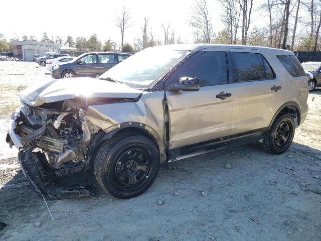 1FM5K8AR6HGC79108 - 2017 FORD EXPLORER POLICE INTERCEPTOR 棕色 照片 1