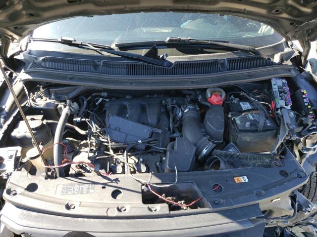 1FM5K8AR6HGC79108 - 2017 FORD EXPLORER POLICE INTERCEPTOR 棕色 照片 12