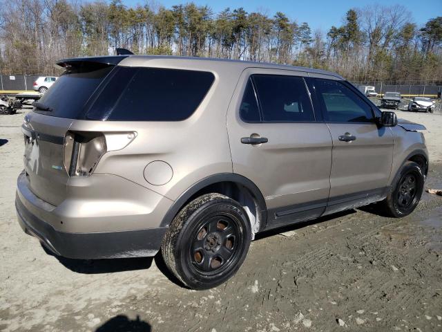 1FM5K8AR6HGC79108 - 2017 FORD EXPLORER POLICE INTERCEPTOR 棕色 照片 3