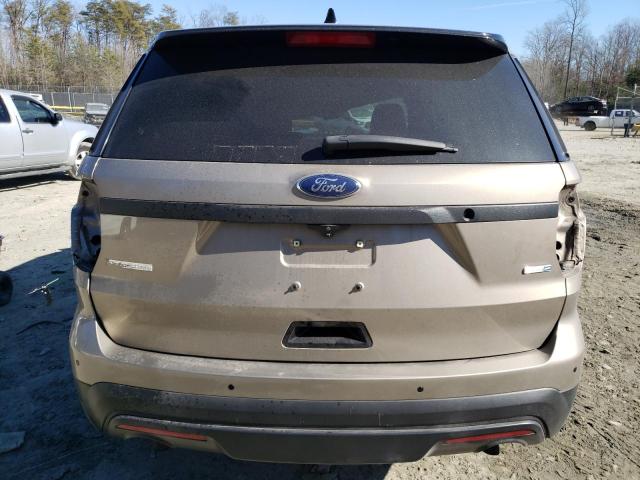 1FM5K8AR6HGC79108 - 2017 FORD EXPLORER POLICE INTERCEPTOR 棕色 照片 6