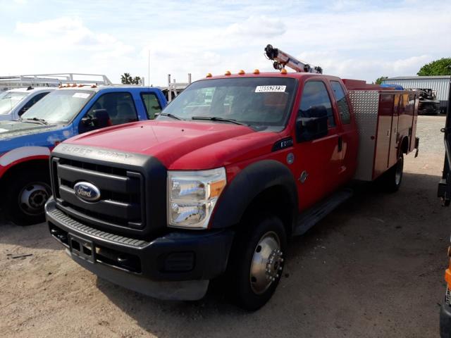 1FD0X5HT7CEA67415 - 2012 FORD F550 SUPER DUTY RED photo 1