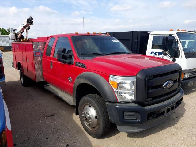 1FD0X5HT7CEA67415 - 2012 FORD F550 SUPER DUTY RED photo 4
