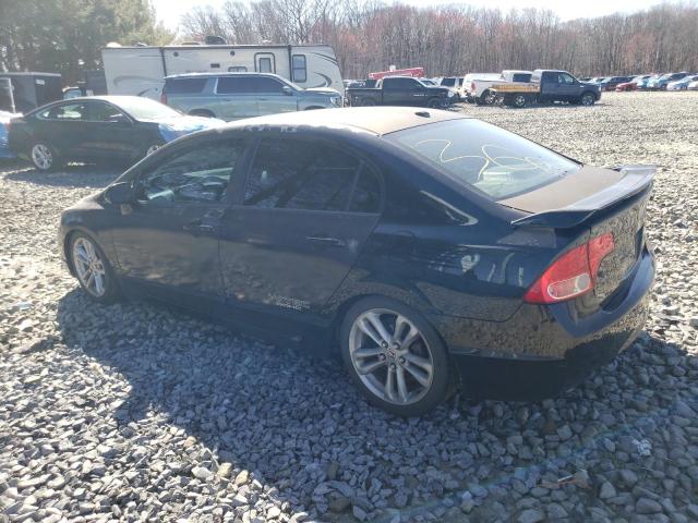 2HGFA55518H708386 - 2008 HONDA CIVIC SI BLACK photo 2