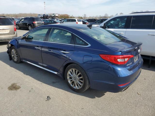 5NPE34AFXFH224542 - 2015 HYUNDAI SONATA SPORT BLUE photo 2