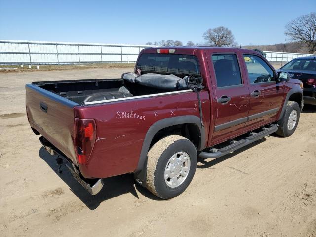 1GCDT33E288219444 - 2008 CHEVROLET COLORADO LT MAROON photo 3